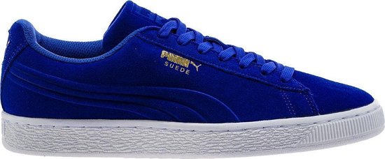 bol.com | Puma Sneakers Suede Classic Debossed Heren Blauw Maat 44,5