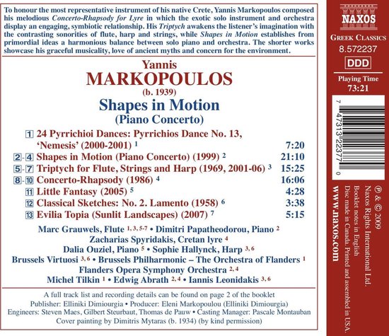 Markopoulos: Shapes In Motion
