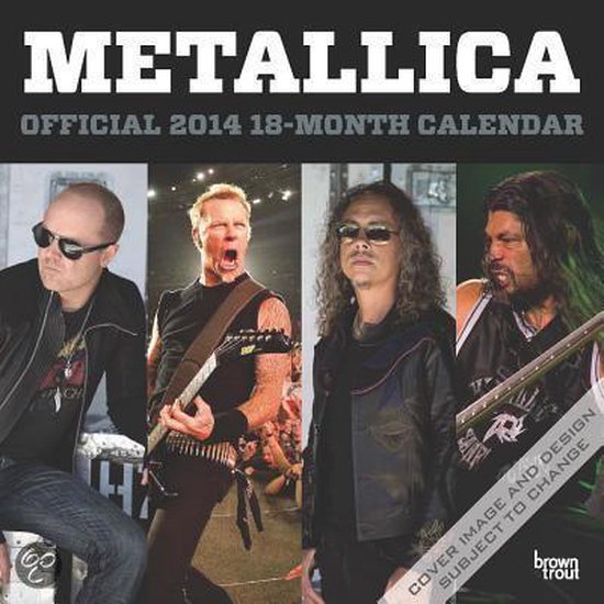 Metallica Calendar, Inc Browntrout Publishers 9781465011404 Boeken