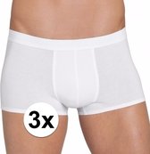 3x Sloggi heren hip shorty wit S - boxershort/ onderbroek