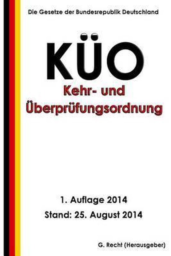 Kehr- Und berpr fungsordnung - K o