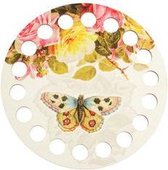Garenhouder Voor Borduurgaren Vlinder Met Bloemen