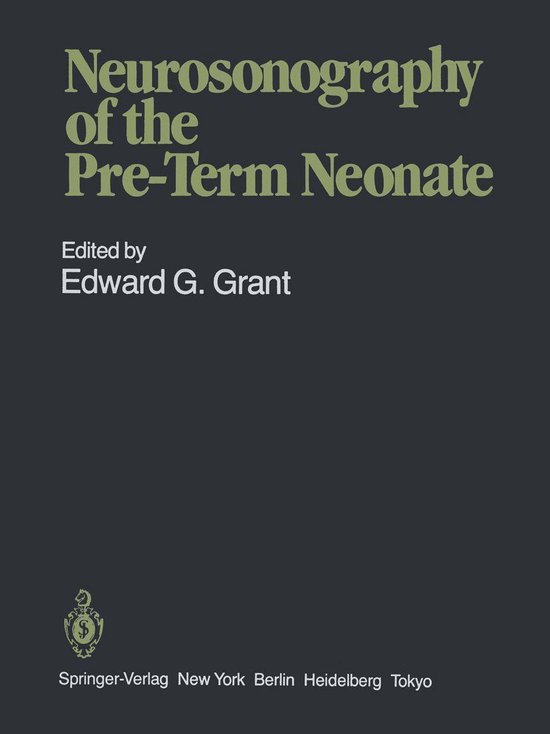 Medicine (R0) - Neurosonography of the Pre-Term Neonate - cover