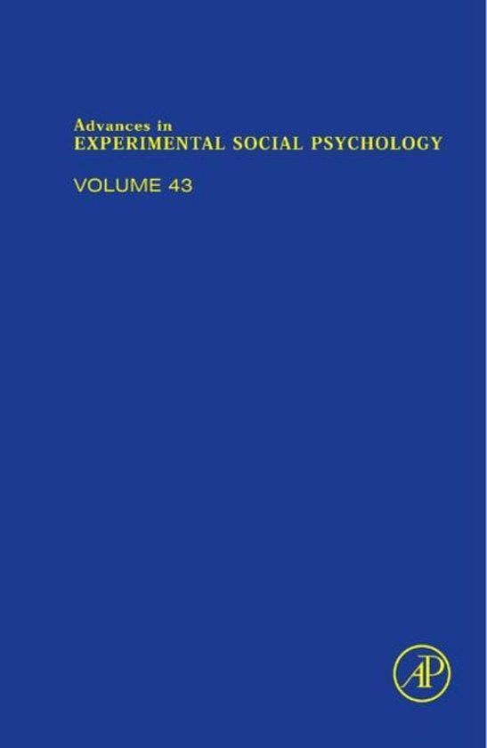 Advances in Experimental Social Psychology - cover