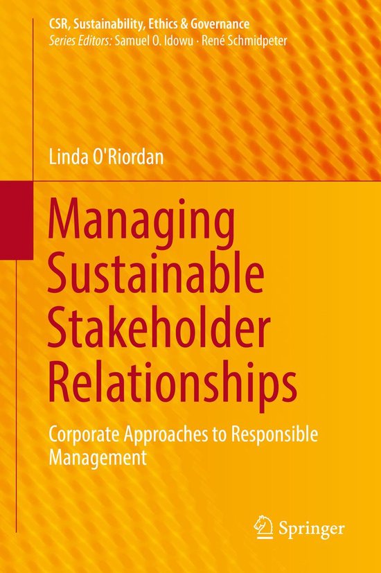 CSR, Sustainability, Ethics & Governance - Managing Sustaina ... - cover