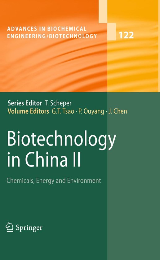 Advances in Biochemical Engineering/Biotechnology 122 - Biot ... - cover