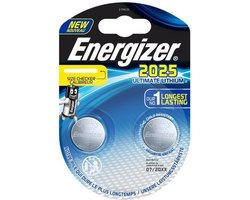 Energizer Batterij Knoopcel Ultimate Lithium 3v Cr2025 2 Stuks