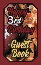 Happy 3rd Birthday Guest Book