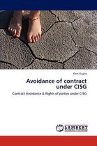 Avoidance of Contract Under Cisg
