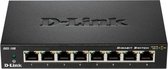 D-Link DGS-108 2 Pack Onbeheerde netwerkswitch L2 Gigabit Ethernet (10/100/1000) Zwart