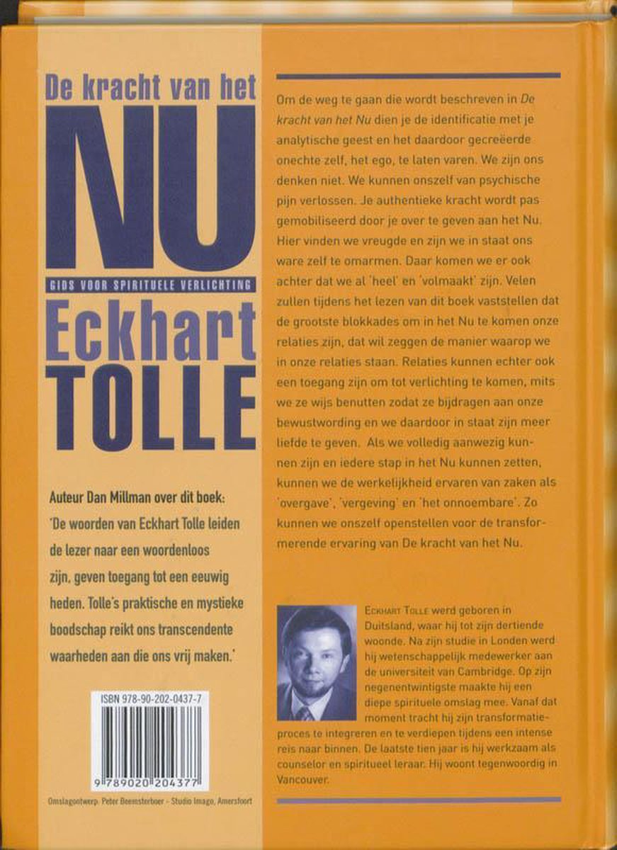 De Kracht Van Het Nu - back cover