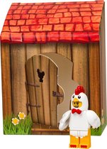LEGO 5004468 minifigure Easter - Figurine de costume de poulet 5 cm dans une boîte en carton édition limitée