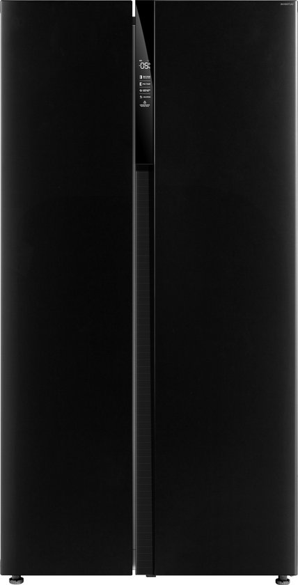 Koelkast: Inventum SKV0178B - Amerikaanse koelkast - 532 liter - Zwart - No Frost, van het merk Inventum