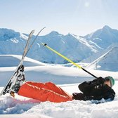 Après Skistokken  geel/ zwart lengte 125 cm