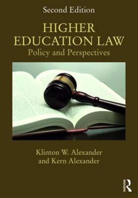 Higher Education Law - cover