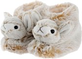Animaux lapin / lièvre bébé pantoufles / pantoufles pour garçons / filles - pantoufles animaux animaux de la forêt - cadeau de maternité 6-12 mois