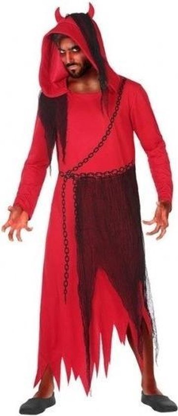 Ver weg Elk jaar audit Halloween - Horror duivel/kwelgeest verkleed kostuum voor heren - Satan  outfit voor... | bol.com