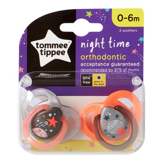 Tommee Tippee - Soother - Fun 0-6m x2