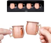 Decodyne moscow mule shot glasses -100% echt koper 60ml (Set van 4)