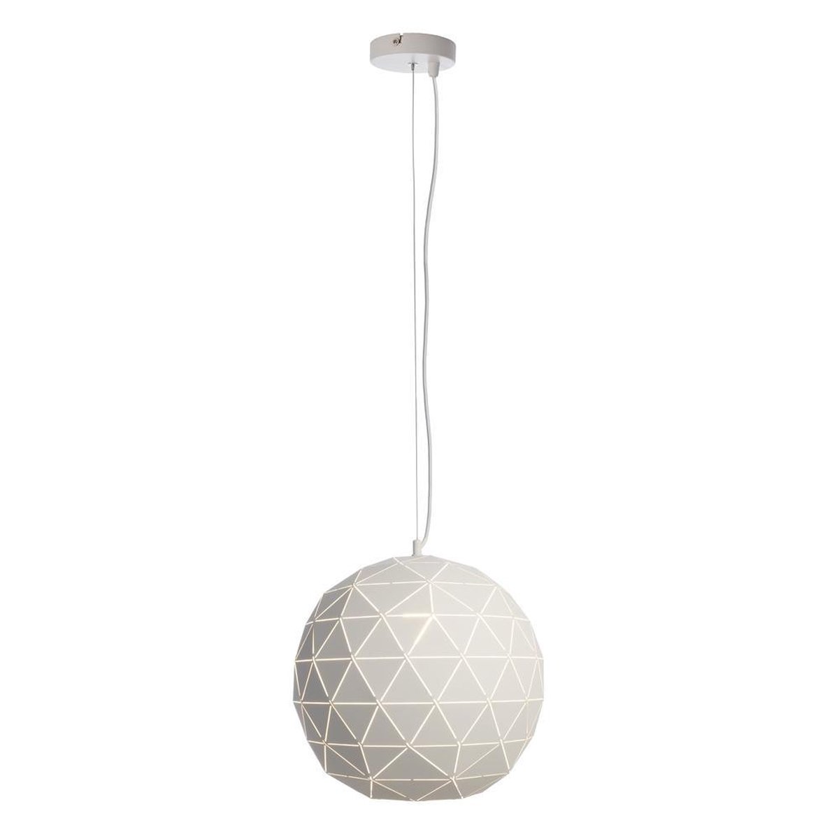 Deko-Light Asterope Round 400 - Hanglamp Metaal - Rond - Mat Wit - Modern - Geschikt voor LED