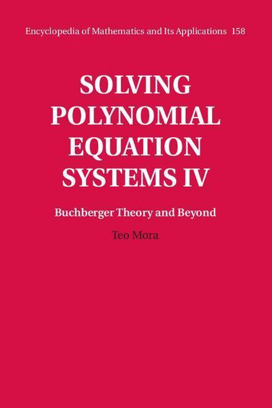Encyclopedia of Mathematics and its Applications 158 - Solvi ... - cover