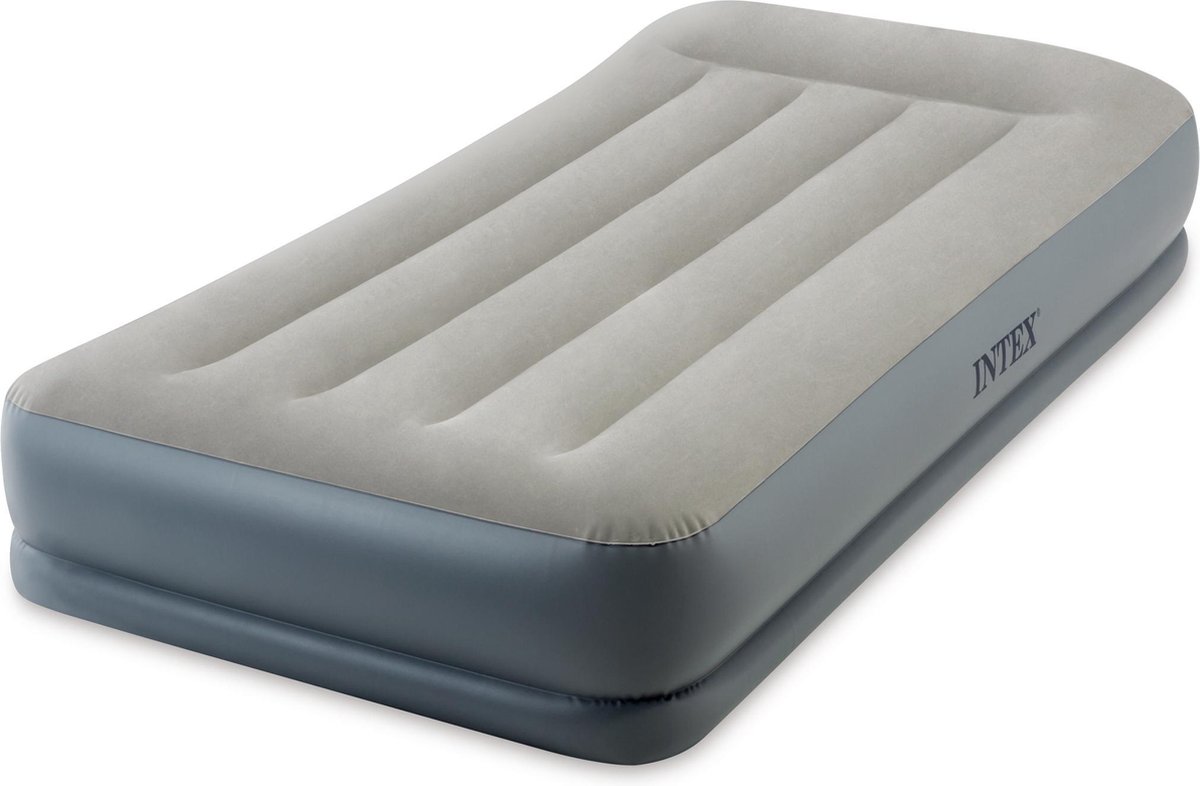 Intex Twin Pillow Rest Mid-Rise Luchtbed met ingebouwde pomp - 191x99x30 cm - Intex