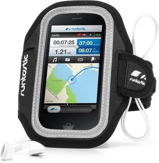 Runtastic, RUNARM2 Sports Armband / Telefoonhouder (Zwart)