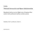 Simulated-Airline-Service Flight Tests of Laminar-Flow Control with Perforated-Surface Suction System