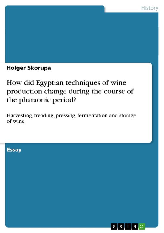 How Did Egyptian Techniques of Wine Production Change During ... - cover