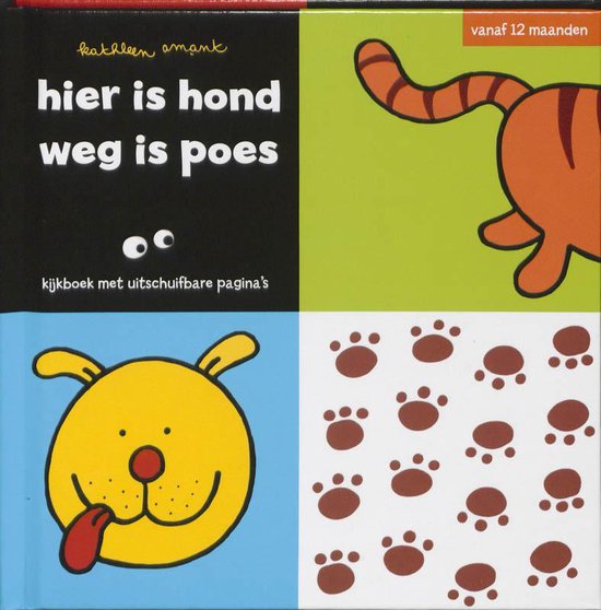 Cover van het boek 'Baby programma / Hier is hond, weg is poes'