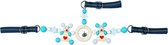 Heimess Rammelaar ketting muis blauw