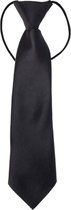 Fako Fashion® - Cravate pour enfants - Uni - Polyester - Noir