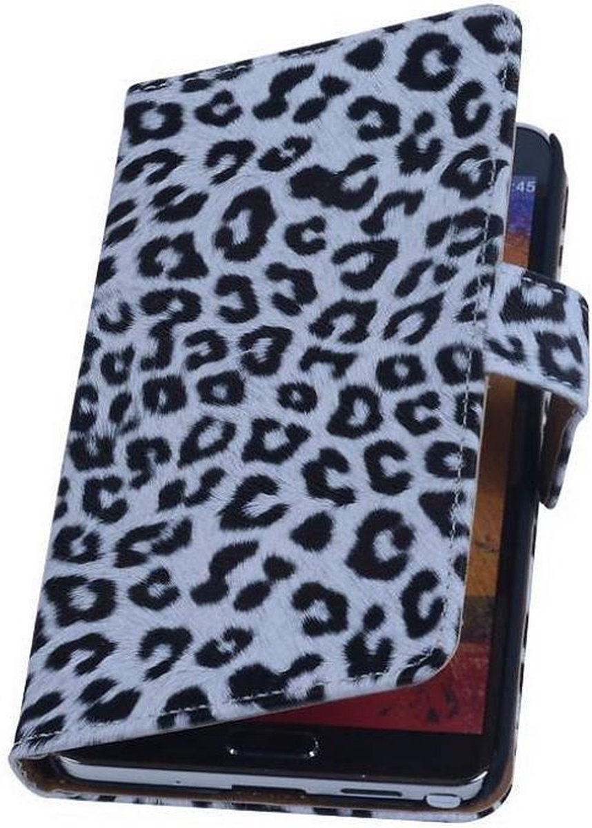 Chita Bookstyle Wallet Case Hoesjes - Hoesje Geschikt voor Samsung Galaxy Note 3 N9000 Wit