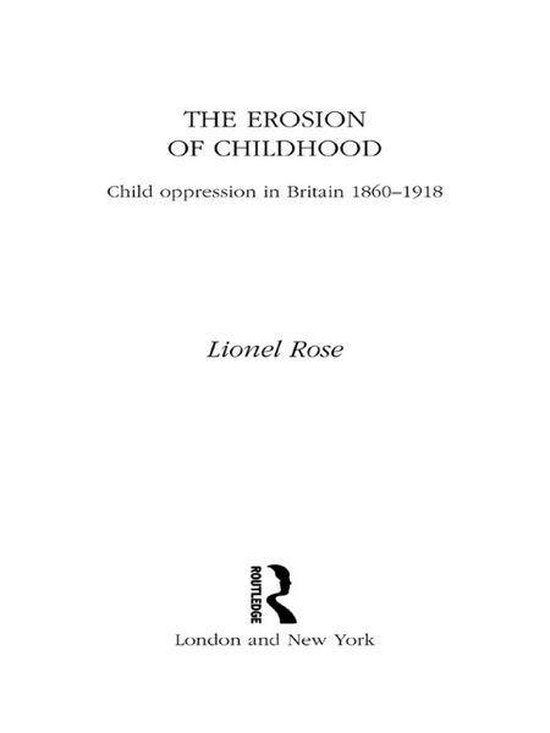 The Erosion of Childhood - cover