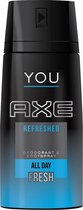 AXE You Refreshed 150ml Mannen Spuitbus deodorant