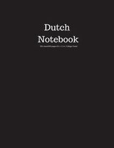 Dutch Notebook 200 Sheet/400 Pages 8.5 X 11 In.-College Ruled