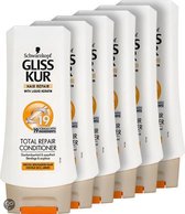 Gliss Kur Conditioner Total Repair 19 - Voordeelverpakking 6 x 200 ml