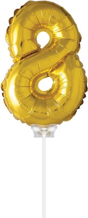 Haza Original Folie Ballon 8 Goud 40cm