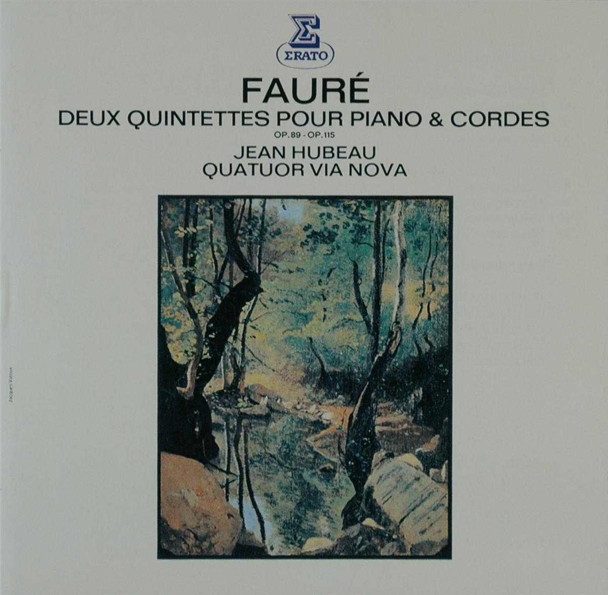 Faure: Two Qnts For Pno &Amp; Str