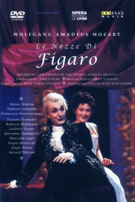 Cover van de film 'Wolfgang Amadeus Mozart - Le Nozze Di Figaro'