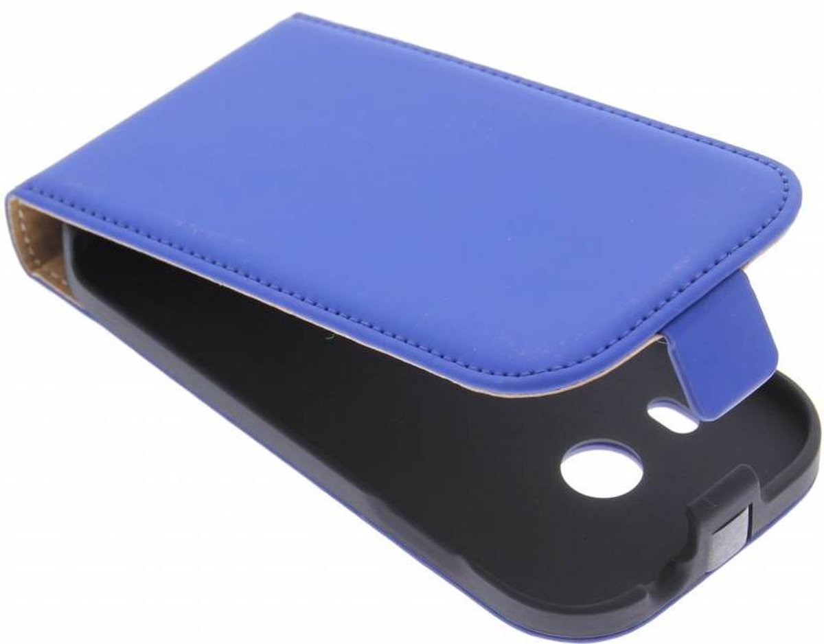 Mobiparts - Blauwe premium flipcase - Samsung Galaxy Ace Style