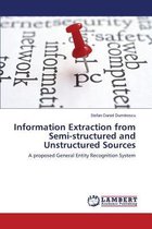 Information Extraction from Semi-Structured and Unstructured Sources