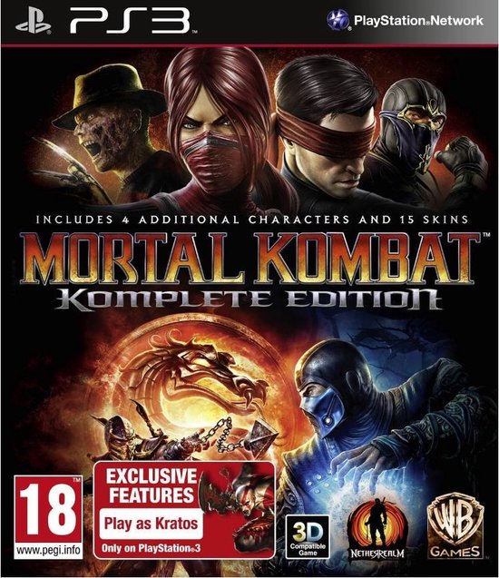 Warner Bros Mortal Kombat Komplete Edition, PS3 PlayStation 3 video-game |  Games | bol.com