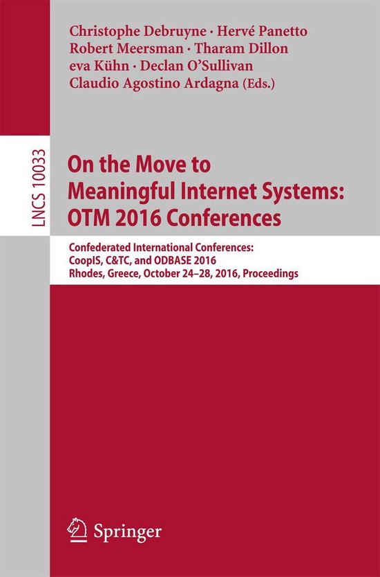 Springer Nature Proceedings Computer Science - On the Move t ... - cover