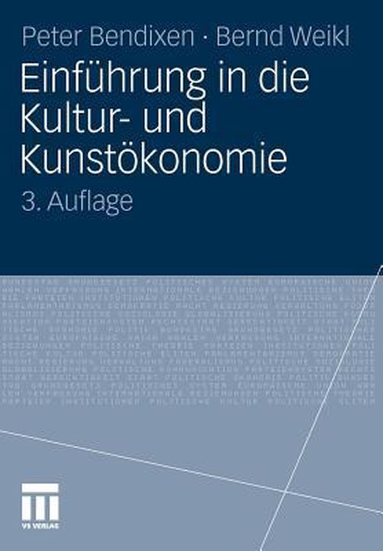 Einführung in die Kultur- und Kunstökonomie - cover