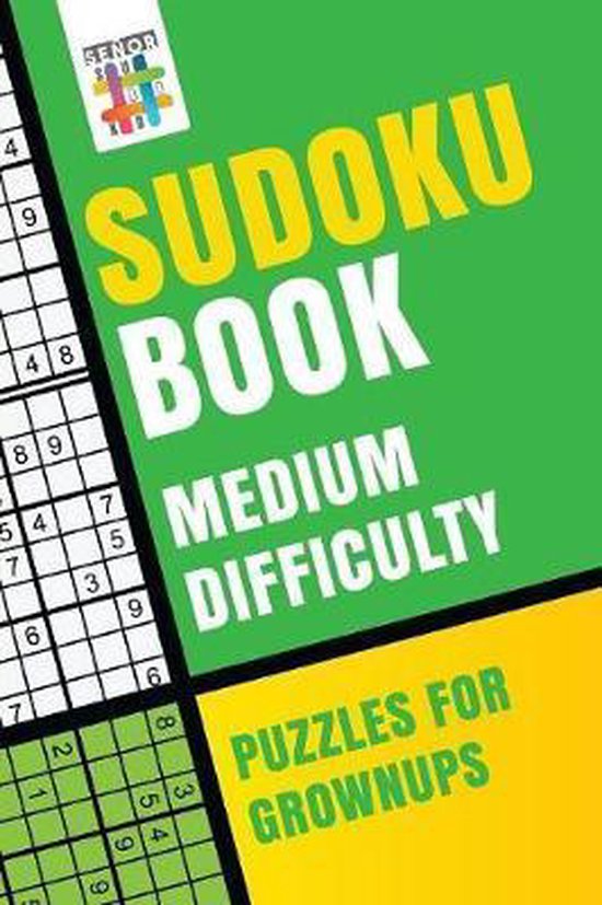 Sudoku Book Medium Difficulty Puzzles for Grownups 9781645215134