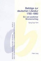 Beiträge zur deutschen Literatur 1780-1980