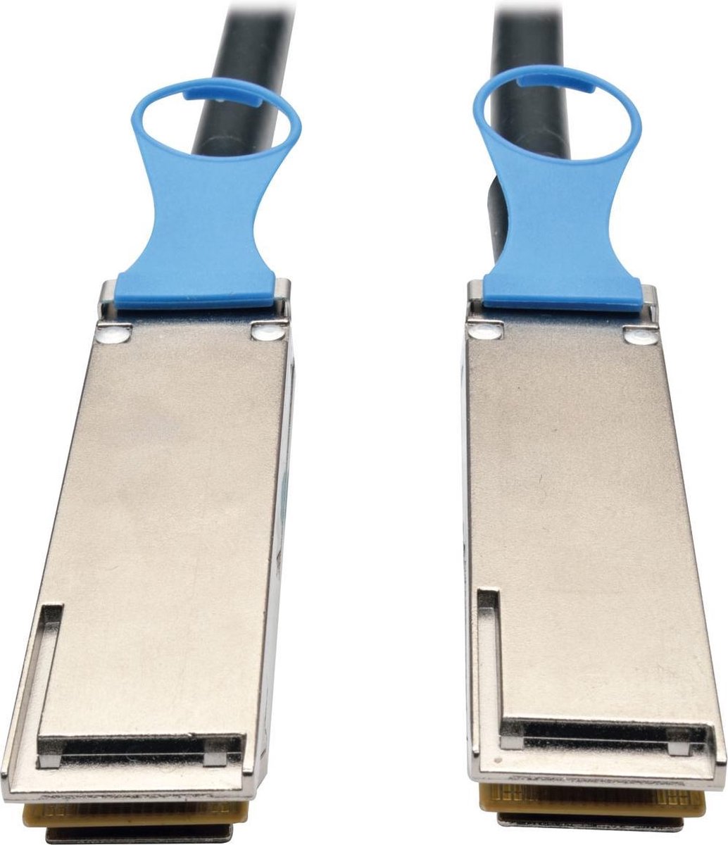 Tripp Lite N282-01M-28-BK Glasvezel kabel 1 m QSFP+ Zwart