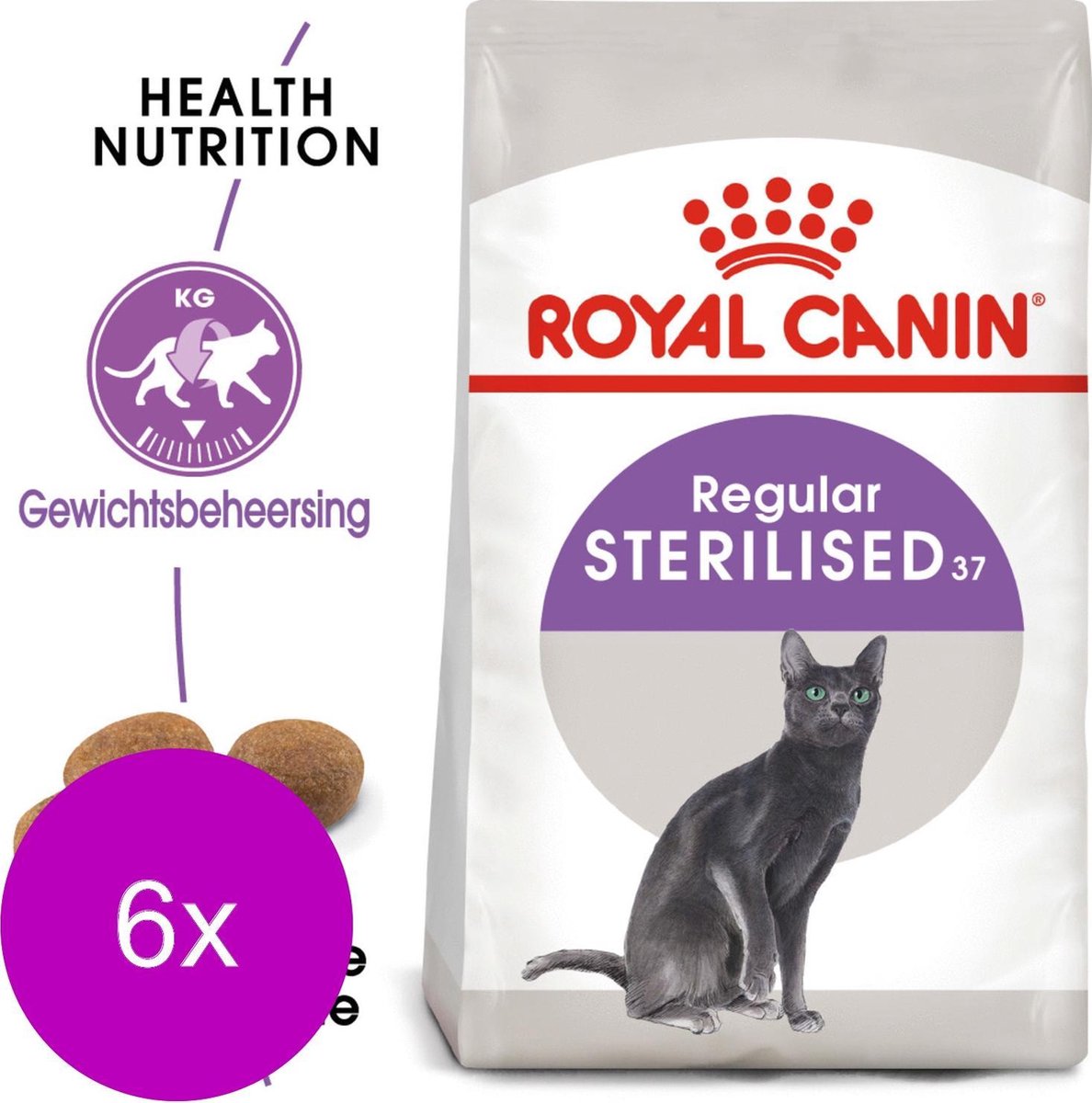 Royal Canin Sterilised 37 kattenvoer - 6 x 2 kg