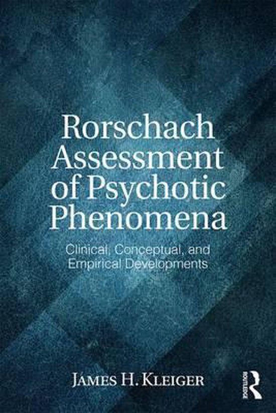 Rorschach Assessment of Psychotic Phenomena - cover